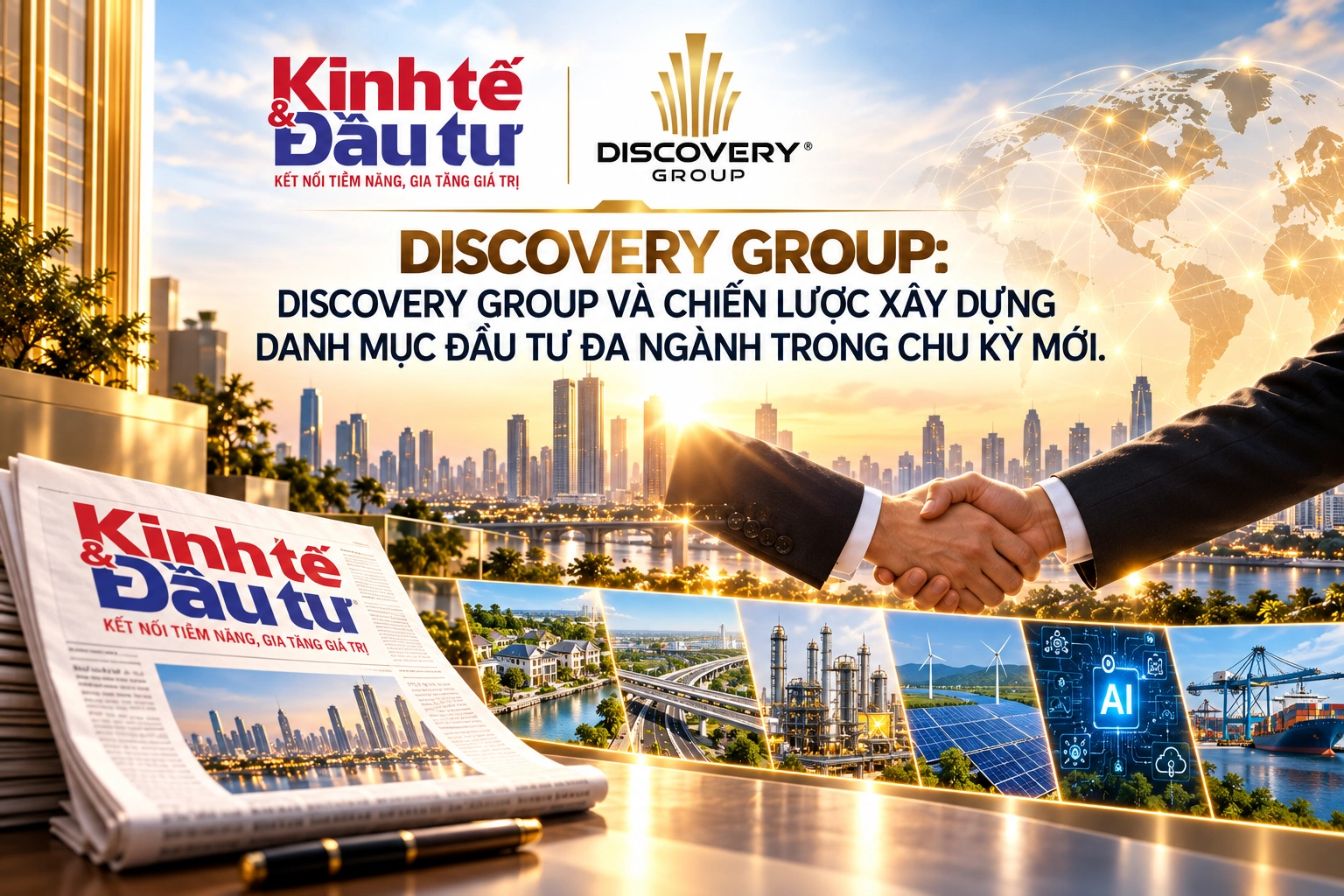DISCOVERY GROUP VÀ CHIẾN LƯỢC XÂY DỰNG DANH MỤC ĐẦU TƯ ĐA NGÀNH TRONG CHU KỲ MỚI