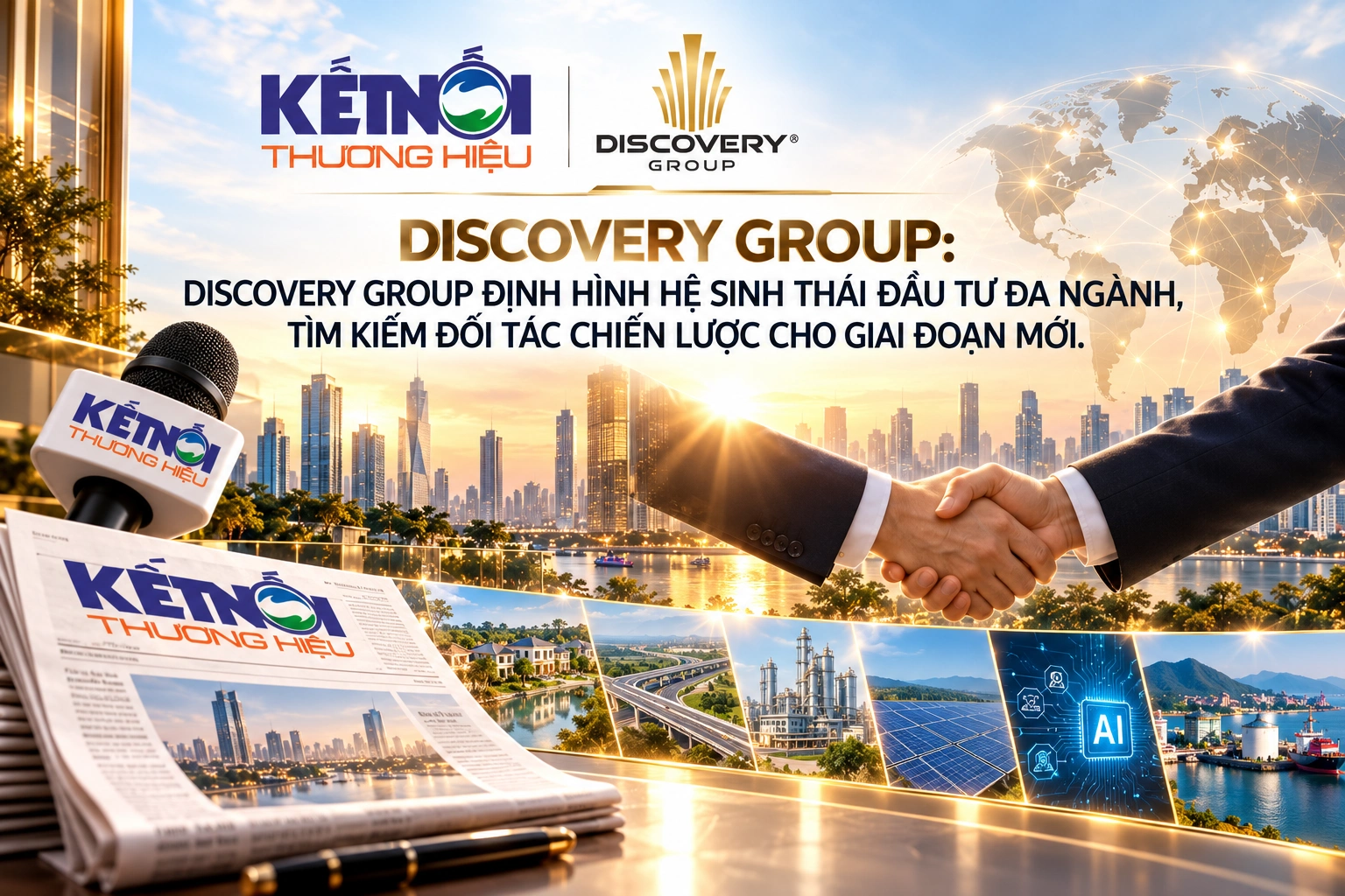 DISCOVERY GROUP ĐỊNH HÌNH HỆ SINH THÁI ĐẦU TƯ ĐA NGÀNH, TÌM KIẾM ĐỐI TÁC CHIẾN LƯỢC CHO GIAI ĐOẠN MỚI
