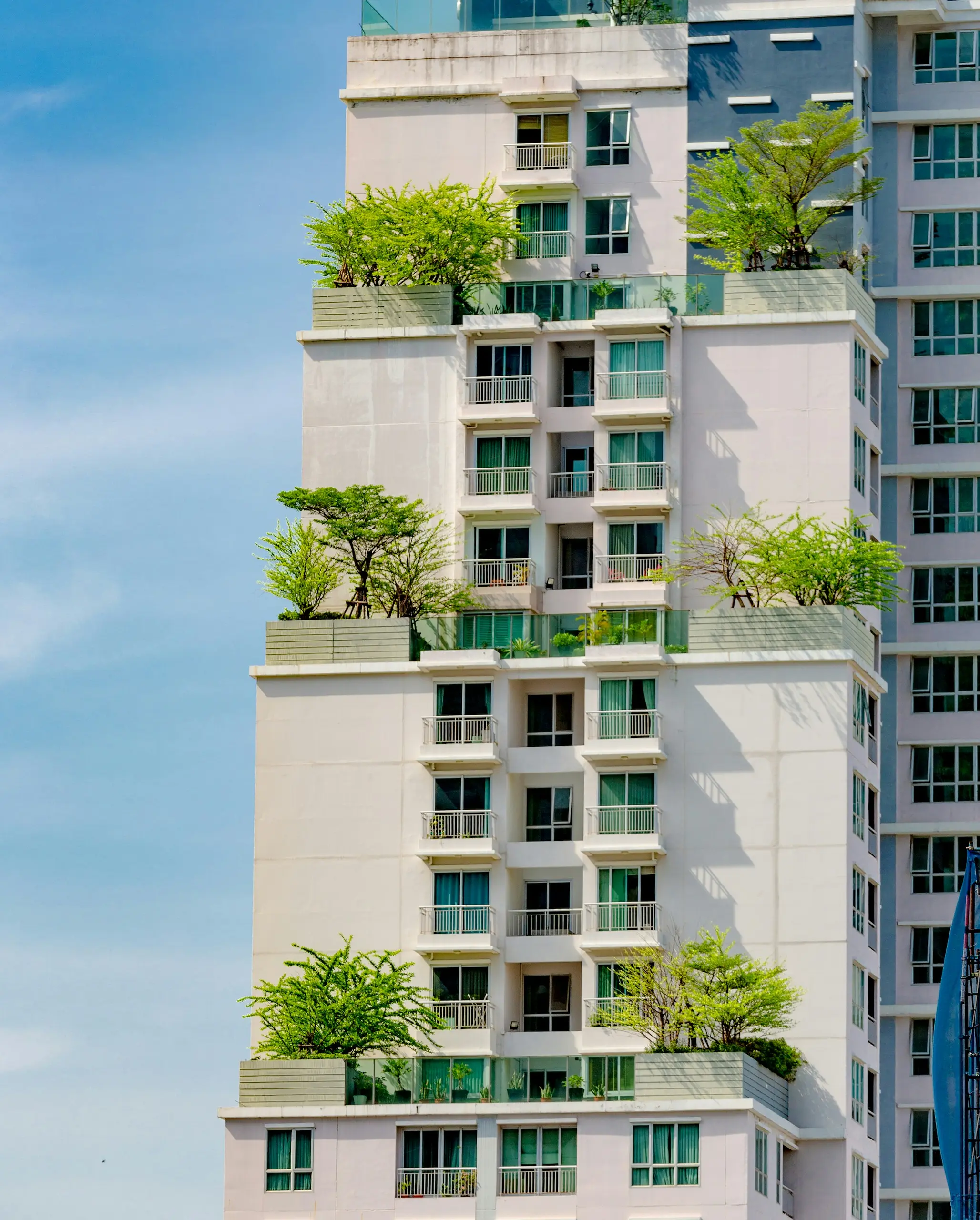 Kiến trúc nhà ở xanh với các khu vườn trên cao